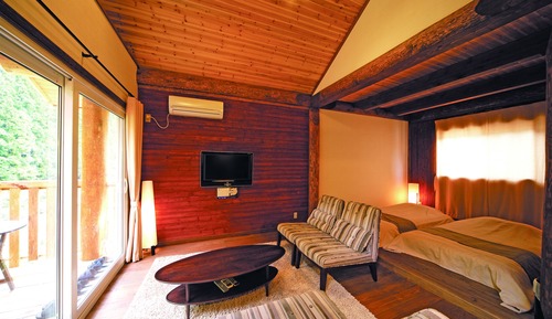 Deluxe-Ferienhaus, Whirlpool (Type B - 118, Hot Stoned Bath)