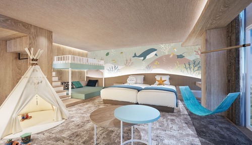 Premier-Zweibettzimmer, Nichtraucher, Meerblick