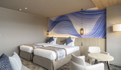 Premier-Zweibettzimmer, Nichtraucher, Meerblick