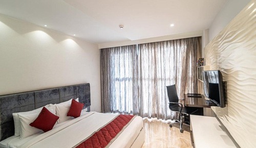 Standard-Studio, 1 Doppelbett, mit Bad, Stadtblick