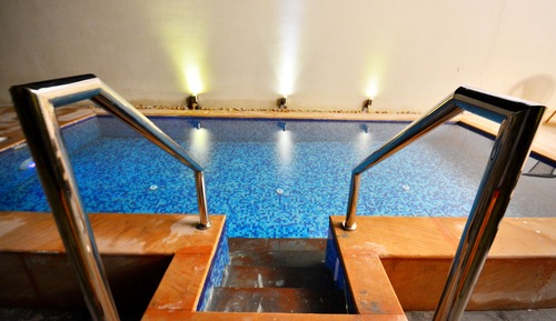 Comfort-Doppelzimmer, 1 Schlafzimmer, eigener Pool, Poolblick