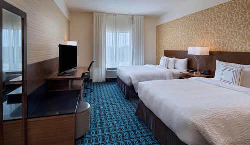 Zimmer, 2 Queen-Betten, Nichtraucher (Mobility/Hearing Access, Roll-in Shwr)