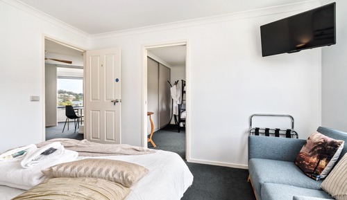 Deluxe-Suite, 1 Queen-Bett, eigenes Bad, Meerblick (Spa Suite)