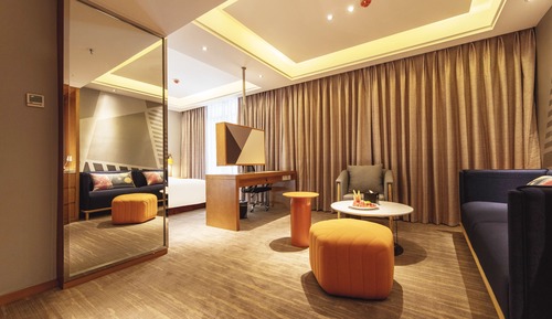 Suite, 1 King-Bett, Balkon