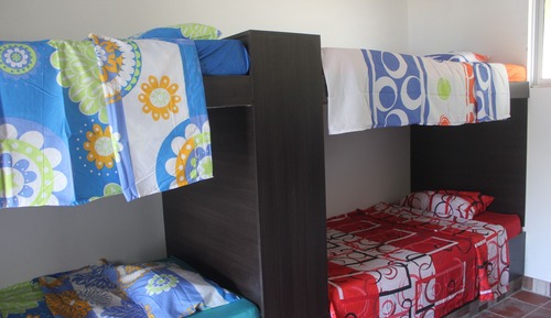 Superior-Ferienhütte, Mehrere Betten, eigenes Bad, Blick auf die Lagune