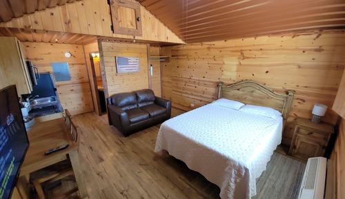 Ferienhütte, 1 Queen-Bett (Kozy Cabin)