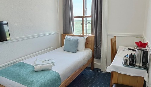 Einzelzimmer, Gemeinschaftsbad, Meerblick