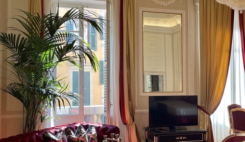 Royal-Suite, Balkon, Stadtblick