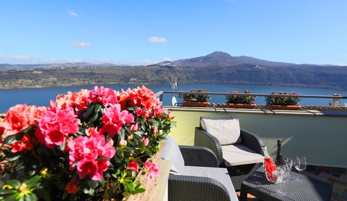 Romantische Suite, Terrasse