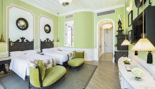 Zimmer, 2 Doppelbetten, Nichtraucher, Balkon