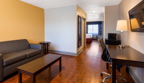 Suite, 1 King-Bett, Nichtraucher, Kühlschrank und Mikrowelle