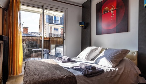 City-Zimmer, 1 Schlafzimmer, Nichtraucher, Terrasse