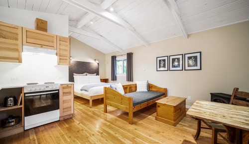 Ferienhütte, 1 Schlafzimmer, Flussblick