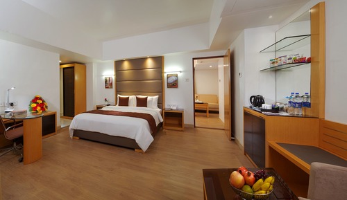 Suite, 1 King-Bett, barrierefrei, Stadtblick