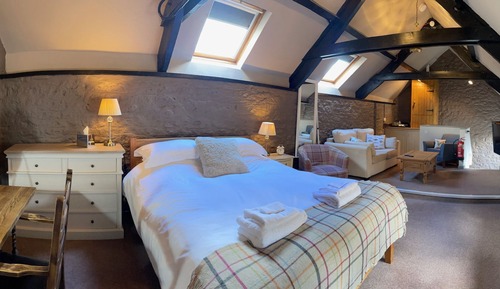 Standard-Vierbettzimmer, Gartenblick (King Size)