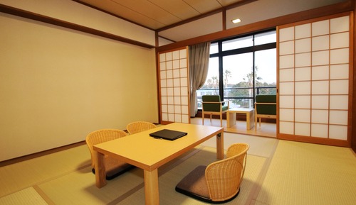 Traditional-Zimmer, Nichtraucher, Gartenblick (Tatami,Halfboard with Japanese Dinner)