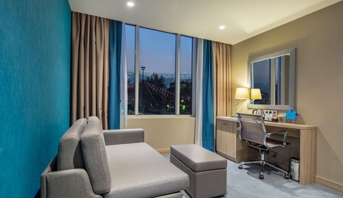 Zimmer, 1 Queen-Bett, Nichtraucher, Kühlschrank