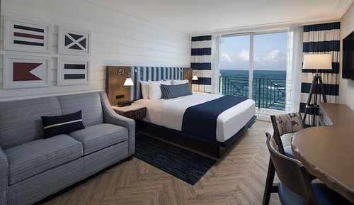 Zimmer, 1 King-Bett, barrierearm, Meerseite