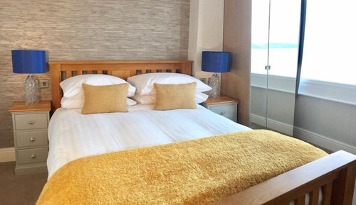 Deluxe-Doppelzimmer, mit Bad, Meerblick (Room 5)