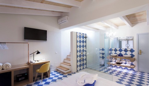 Superior-Doppelzimmer, Terrasse (Jacuzzi)