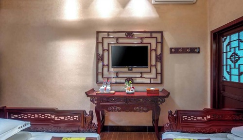 Superior-Zweibettzimmer, Blick auf den Innenhof