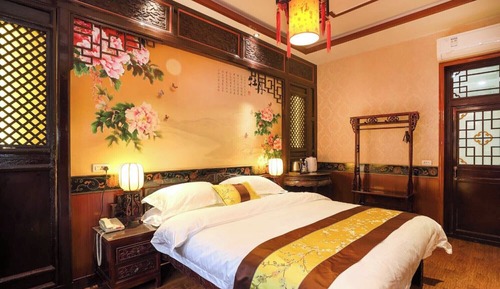 Luxury-Suite, Blick auf den Innenhof