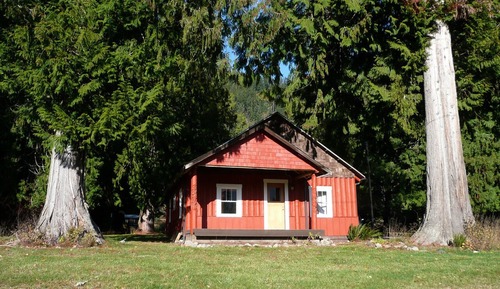 Holzhütte