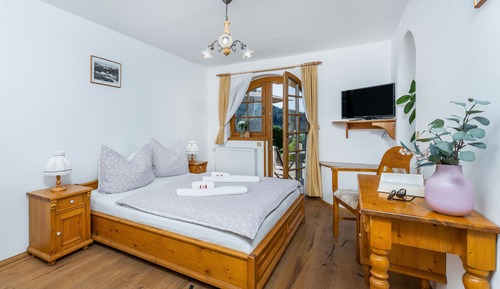 Comfort-Doppelzimmer, Terrasse, Seeblick