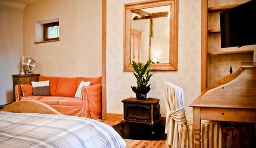 Doppelzimmer, eigenes Bad, Bergblick (Chambre Ocre)