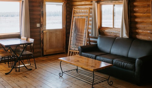 Ferienhütte, 1 Queen-Bett