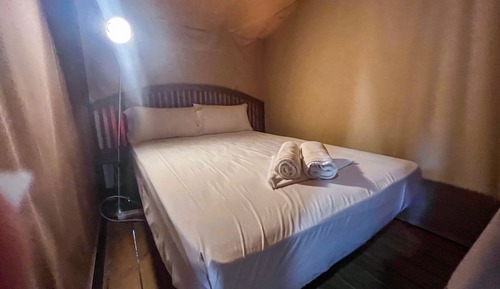 Premium-Zelt, 2 Schlafzimmer, eigenes Bad