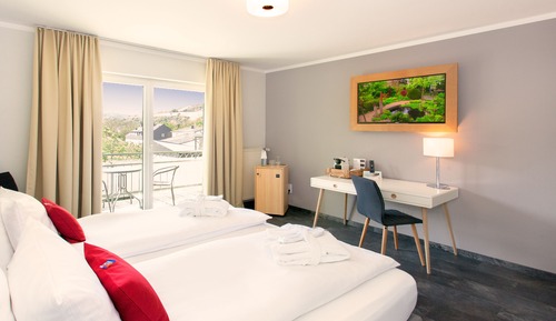 Deluxe-Doppelzimmer, 1 Schlafzimmer, Balkon