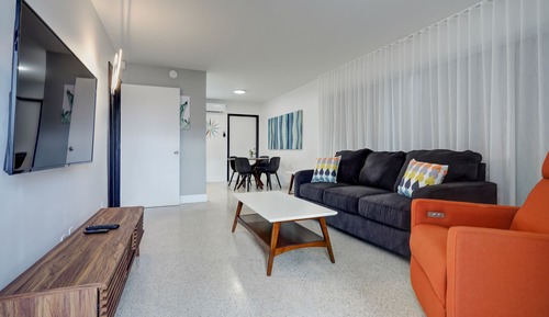 Deluxe-Apartment, 1 Schlafzimmer, barrierefrei, Küche