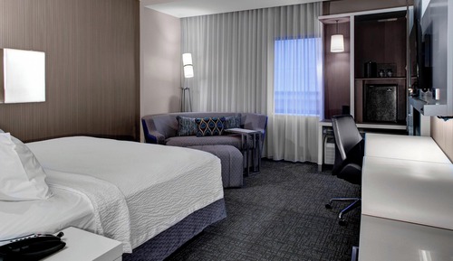 Zimmer, 1 King-Bett und Schlafsofa