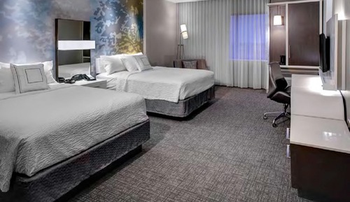 Zimmer, 2 Queen-Betten (Mobility/Hearing Access, Roll-In Shwr)