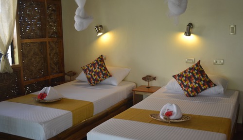 Romantisches Ferienhaus, Strandblick, am Strand