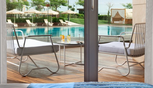 Junior-Suite, 1 King-Bett, Poolzugang