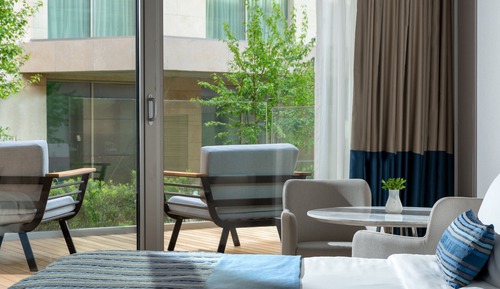 Junior-Suite, 1 King-Bett, Terrasse, Meerblick