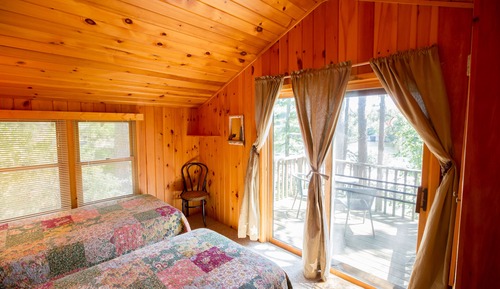 Premium-Ferienhütte, 5 Schlafzimmer, Kamin, Seeblick