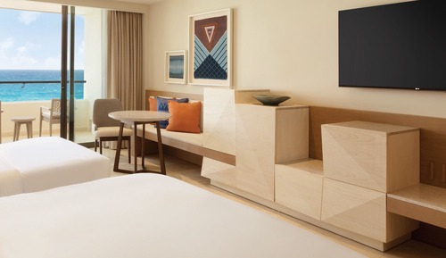 Zimmer, 1 King-Bett und Schlafsofa, Meerseite