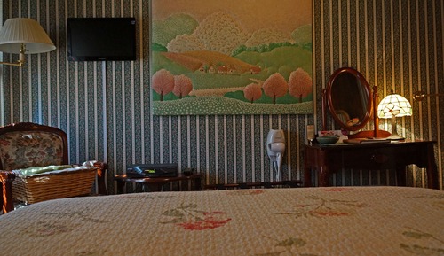 Romantisches Doppelzimmer, 1 Doppelbett, Gemeinschaftsbad, Parkblick (La Muse)