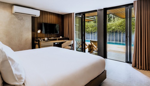 Doppelzimmer, Poolblick (Mara)