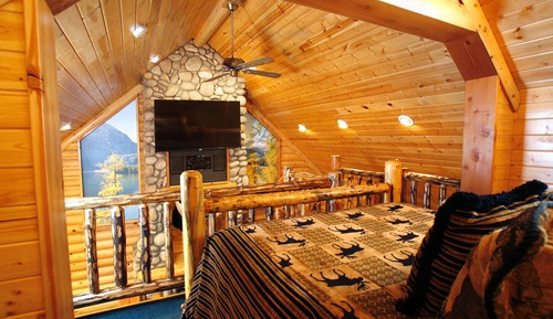 Suite, 1 Queen-Bett (Rocky Mountain Cabin Suite)