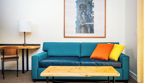 Zimmer, 1 King-Bett und Schlafsofa, barrierefrei