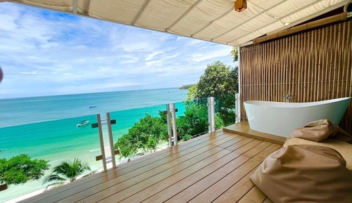 Panorama-Zimmer, 1 King-Bett, Meerblick