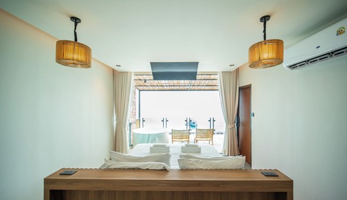 Panorama-Zimmer, 1 King-Bett, Meerblick