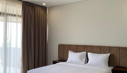 Deluxe-Doppelzimmer, Balkon, Poolblick