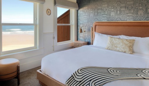 Suite, 1 King-Bett, Kamin, Meerblick