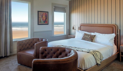 Studio, 1 King-Bett, Balkon, Meerblick