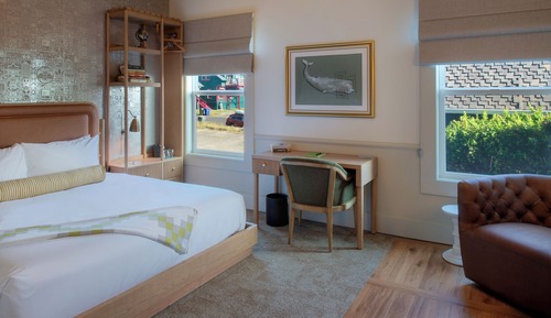 Studio, 1 King-Bett, Gartenblick